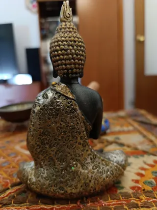 Figura Buda Sentado Decorativa