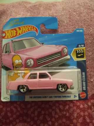 Hot Wheels Simpsons Family Car Rosa