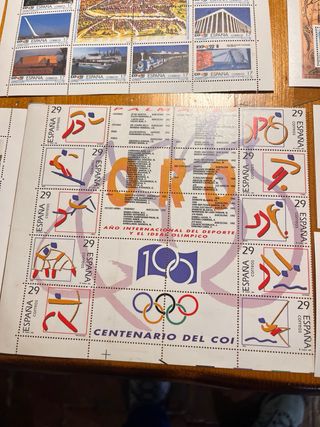 Hojitas y mini pliegos Barcelona 92