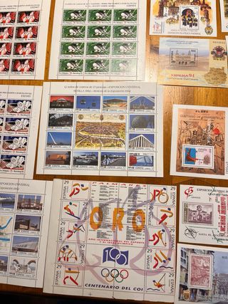 Hojitas y mini pliegos Barcelona 92