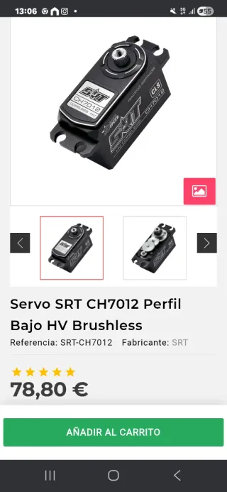 Servo SRT CH7012 Coreless HV