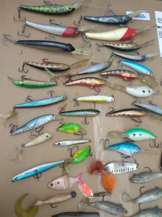 Señuelos de pesca variados