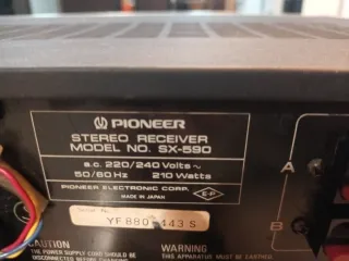 Amplificador Receiver Pioneer Vintage japones