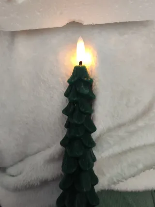 3 Velas Árbol de Navidad LED