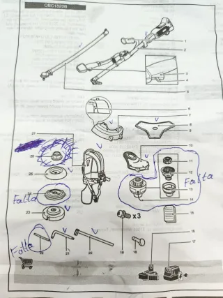 RYOBI Desbrozadora Inalámbrica 18V