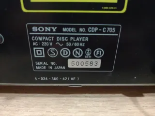 Reproductor CD Sony 5 Discos