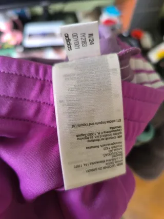 Pantalón Chándal Adidas Morado/Fucsia
