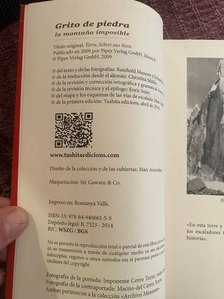 Reinhold Messner./ Grito de piedra