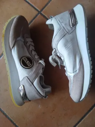 2 paia scarpe sportive Colmar grigio/argento
