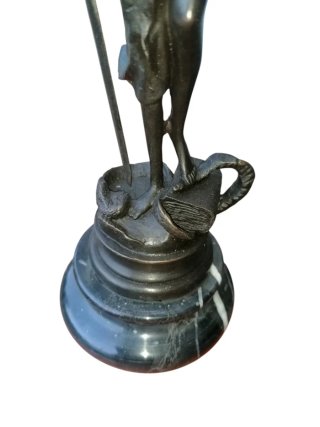 Statuetta Dea della Giustizia in bronzo