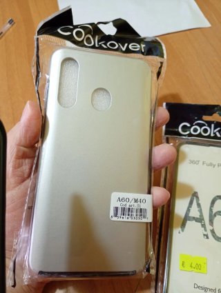 COVER APERTA PER SMARTPHONE SAMSUNG A60/M40 NUOVA