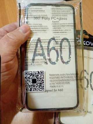 COVER APERTA PER SMARTPHONE SAMSUNG A60/M40 NUOVA