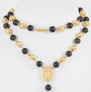 Rosario de oro 18k 750