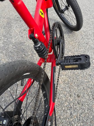 Bicicleta Plegable Ferrari Roja