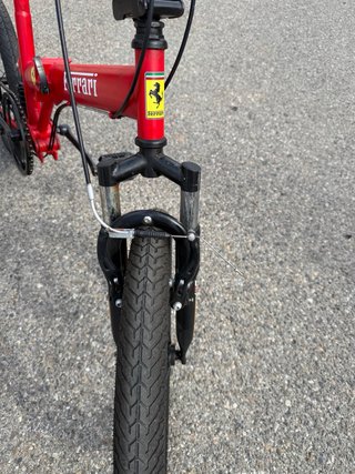 Bicicleta Plegable Ferrari Roja