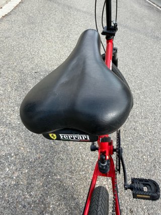 Bicicleta Plegable Ferrari Roja