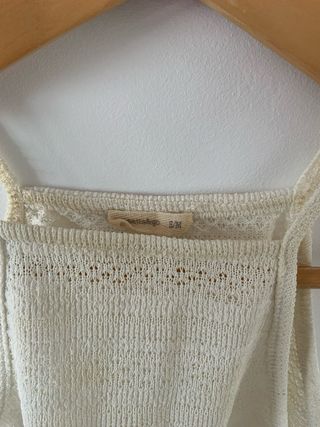 Top tirantes blanco con encaje