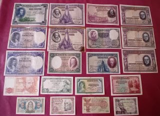 LOTE DE 20 BILLETES ESPAÑA