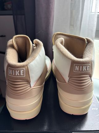 Nike Air Jordan 2 Talla 44 Beige/Blanco