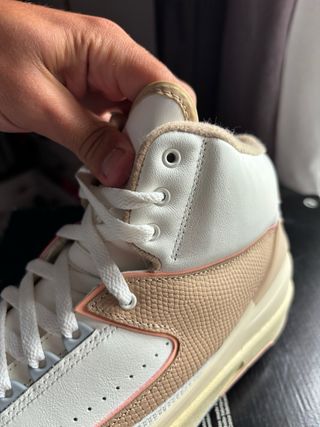 Nike Air Jordan 2 Talla 44 Beige/Blanco