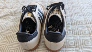 Zapatillas Adidas Samba Beige y Negro Mujer 38375