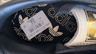 Zapatillas Adidas Samba Beige y Negro Mujer 38375