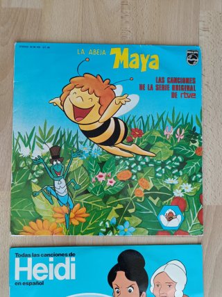 Vinilos Infantiles: Heidi y Abeja Maya