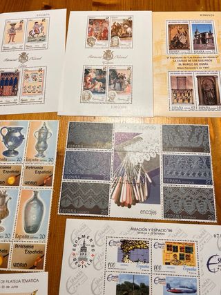 27 Hojitas Filatélicas Variadas segun fotos