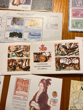 27 Hojitas Filatélicas Variadas segun fotos