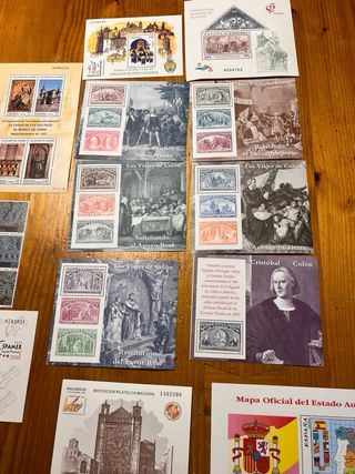 27 Hojitas Filatélicas Variadas segun fotos