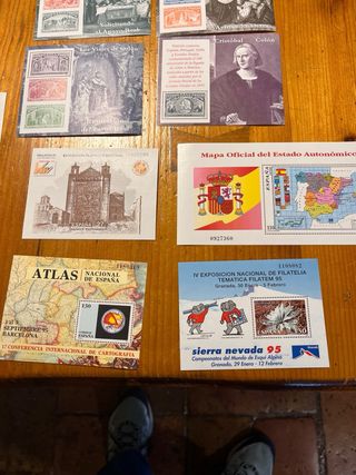 27 Hojitas Filatélicas Variadas segun fotos