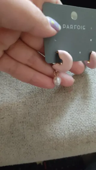 Pack bolso y pendientes Parfois rosa
