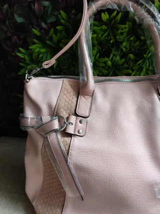 Pack bolso y pendientes Parfois rosa