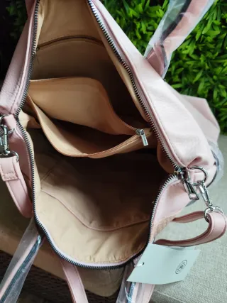 Pack bolso y pendientes Parfois rosa