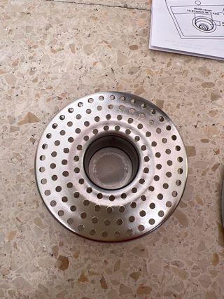 Tapón Fregadero Acero Inox Pulsador