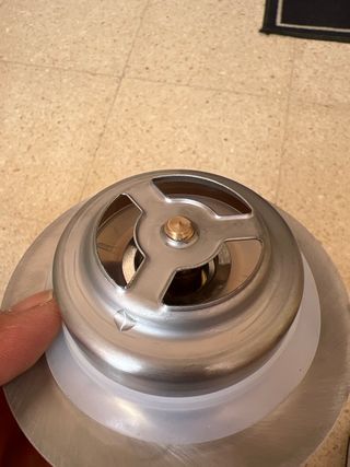 Tapón Fregadero Acero Inox Pulsador