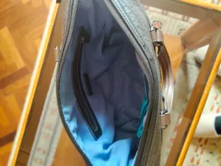 Bolso mujer Volum. Marrón/Gris