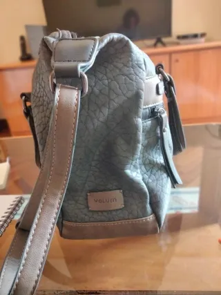 Bolso mujer Volum. Marrón/Gris