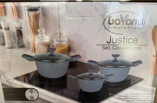 Set 3 Casseruole Bavaria Cucina Justice