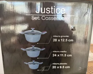Set 3 Casseruole Bavaria Cucina Justice