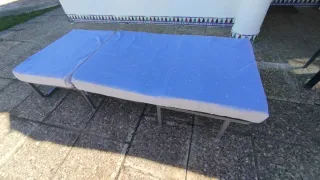 Puf Cama Azul