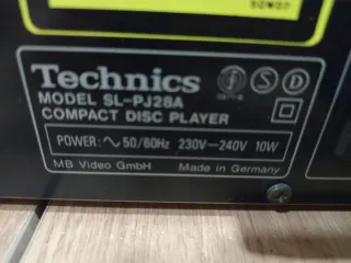Reproductor CD Technics  Negro