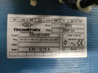 Transformador para Máquina CNC