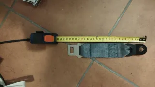 Cinturón de seguridad 2 puntos negro