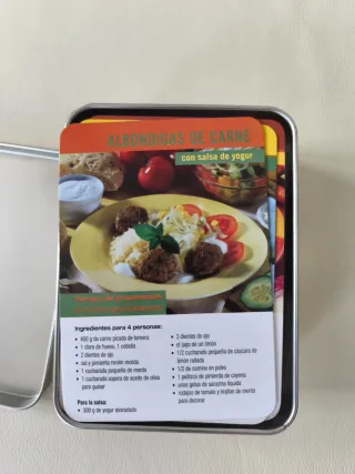 La caja de recetas. Cocina Ligera