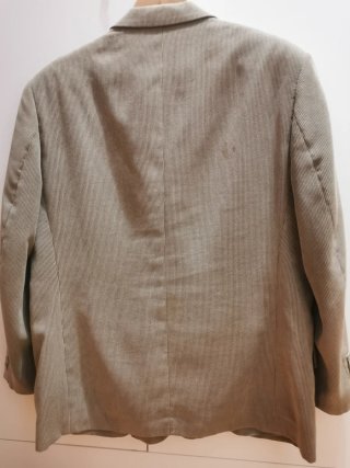 Americana de pana beige