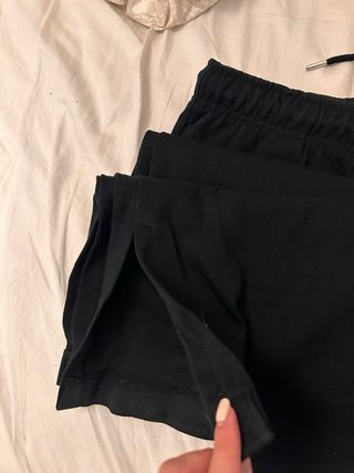 Pantalones de chándal negros oversize