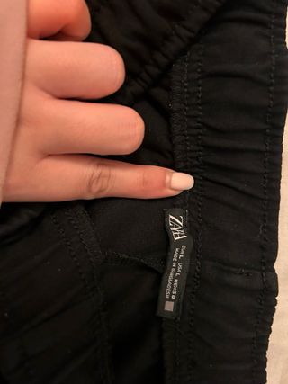 Pantalones de chándal negros oversize