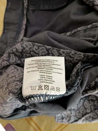 Pantaloncino Bermuda uomo in cotone, taglia 52 XL