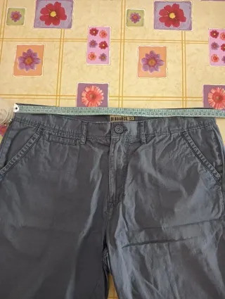 Pantaloncino Bermuda uomo in cotone, taglia 52 XL